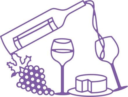 B496 ~ WINE & CHEESE PARTY ~ CHEERY LYNN DIE