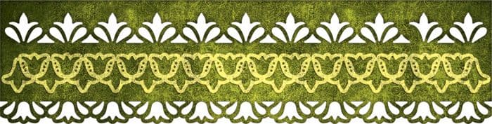 B522 ~ DUTCH DAISY BORDER SET 2 ~ CHEERY LYNN DIE
