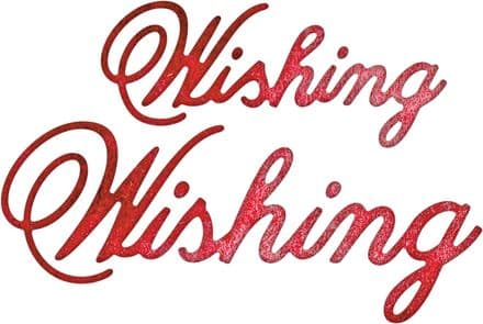 B544 ~ WISHING ~ (SET OF 2) ~ CHEERY LYNN DIES