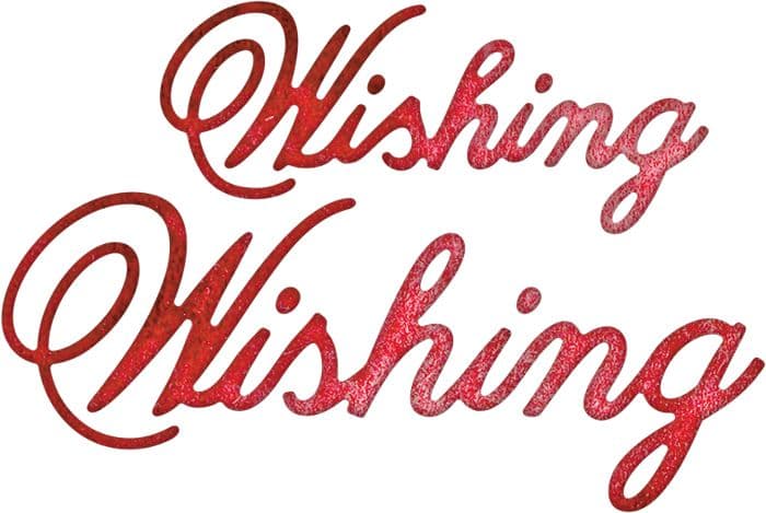 B544 ~ WISHING ~ (SET OF 2) ~ CHEERY LYNN DIES