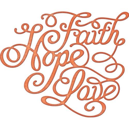 B565 ~ FAITH HOPE AND LOVE ~ CHEERY LYNN DIES