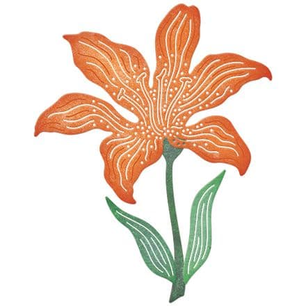 B566 ~ TIGER LILY ~ (SET OF 4) ~ CHEERY LYNN DIES