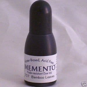 BAMBOO LEAVES Re-Inker for Memento ink pad, 15ml bottle