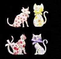 C2274 ~ CATS ASSORTED ~ TRIMITS ~ pack of 4