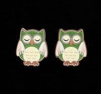 C2295 ~ SLEEPING OWLS ~ TRIMITS ~ pack of 6