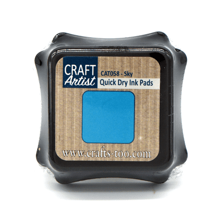 CAT058QD - Quick Dry Ink Pads - Sky - Craft Artist