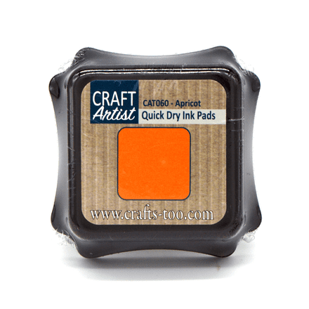 CAT060QD -Quick Dry Ink Pads - Apricot - Craft Artist