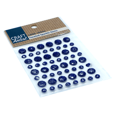 CAT065 - Faceted Sparkle Gems - Airforce - Craft Artist
