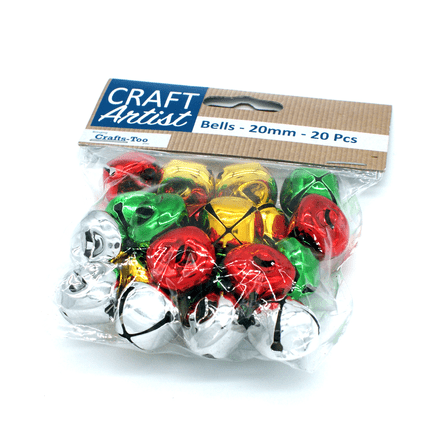 CAT103 - Jingle Bells 20mm (20pcs) - Craft Artist