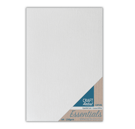 CAT105 - Essential Card - Coconut White - Craft Artist