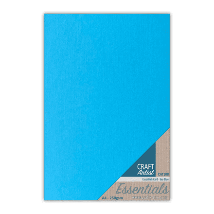 CAT108 - Essential Card - Sea Blue - Craft Artist