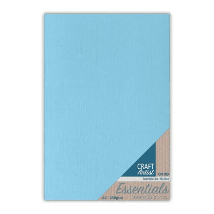 CAT109 - Essential Card - Sky Blue - Craft Artist