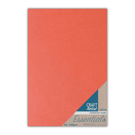 CAT110 - Essential Card - Pumpkin - Craft Artist