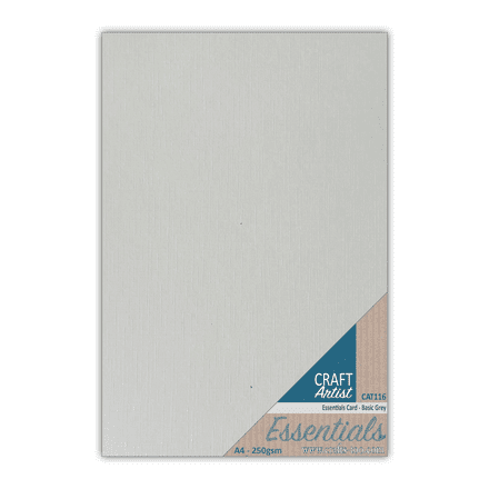 CAT116 - Essential Card - Basic Grey - Craft Artist