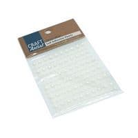 CAT119 - Self Adhesive Pearls - White - Craft Artist
