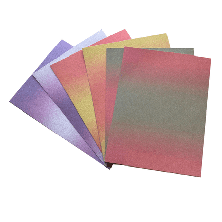 CAT121 - Ombre Glitter Card - Festive Ombre - Craft Artist