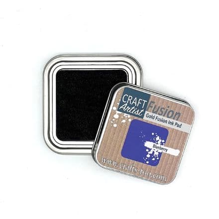 CAT126 - Gold Fushion Ink Pad - Blueberry - Craft Artist