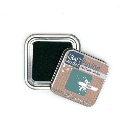 CAT131 - Gold Fushion Ink Pad - Azure - Craft Artist