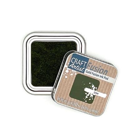 CAT135 - Gold Fushion Ink Pad - Lime - Craft Artist