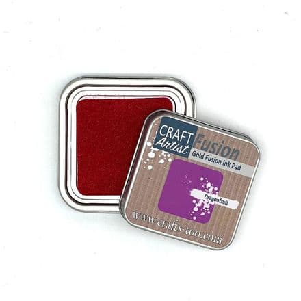 CAT136 - Gold Fushion Ink Pad - Dragonfruit - Craft Artist