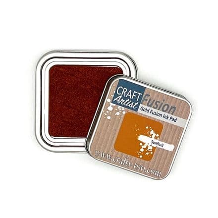 CAT137 - Gold Fushion Ink Pad - Sunfruit - Craft Artist