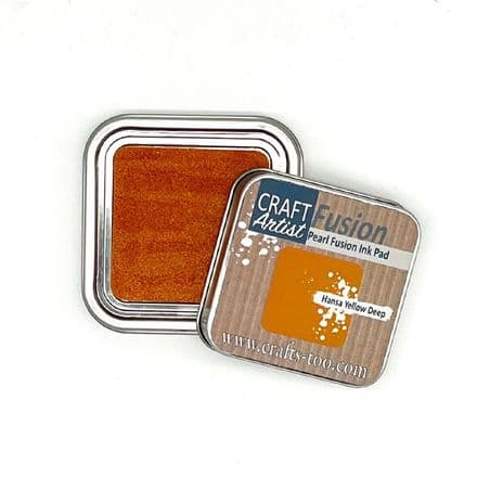 CAT138 - Hansa Yellow Deep - Craft Artist Pearl Fusion Ink Pad