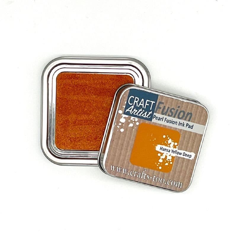 CAT138 - Hansa Yellow Deep - Craft Artist Pearl Fusion Ink Pad