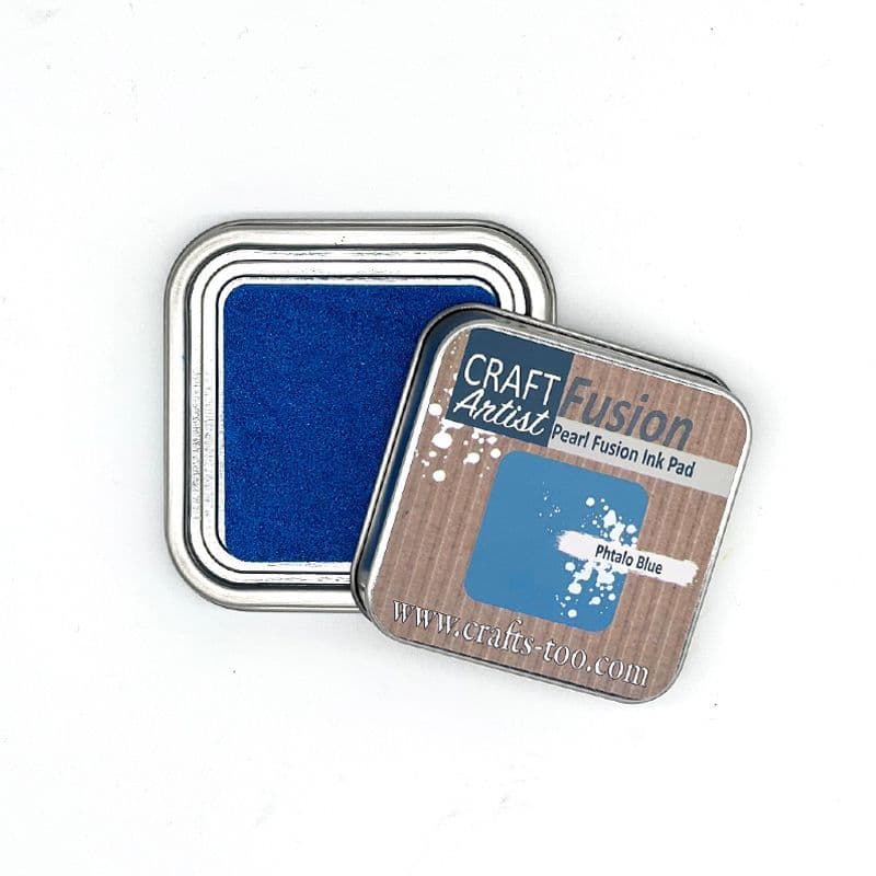 CAT143 - Phtalo Blue - Craft Artist Pearl Fusion Ink Pad