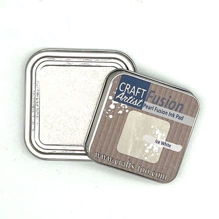CAT169 - Pearl Fusion Ink Pad - Ice White - Craft Artist