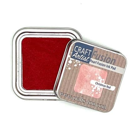 CAT170 - Pearl Fusion Ink Pad - Christmas Red - Craft Artist