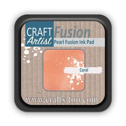 CAT188 - Pearl Fusion Ink Pad - Coral - Craft Artist