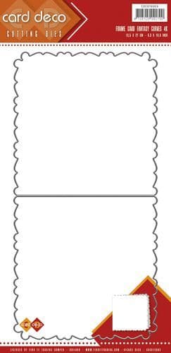 CDCD10003 ~ Frame Card ~ Fantasy Curves 4K ~ Card Deco Cutting Dies