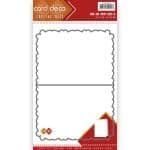 CDCD10004 ~ Frame Card ~ Fantasy Curves A5 ~ Card Deco Cutting Dies