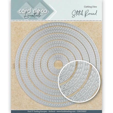 CDECD0027 ~ Stitch Round ~ Card Deco Essentials Cutting Dies