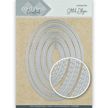CDECD0028 ~ Stitch Ellipse ~ Card Deco Essentials Cutting Dies