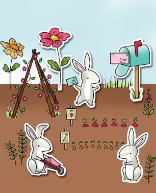 CL401~ HOP TO IT ~ Poppystamp