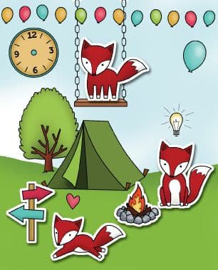 CL402~ A FOX TALE ~ Poppystamp