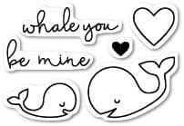 CL416 ~ YES I WHALE ~ Poppystamp