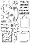 CL436 ~ NAUGHTY OR NICE ~ Poppystamp