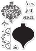 CL5184 ~ DELIGHTFUL ORNAMENT ~ Open Studio Clear Stamps