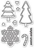 CL5185 ~ CHRISTMAS COOKIES ~ Open Studio Clear Stamps
