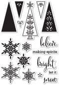 CL5186 ~ MAKING SPIRIT BRIGHT ~ Open Studio Clear Stamps