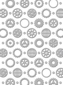 CO723034 ~ REPLACEMENTS ~ Couture Creations World Fair embossing folder