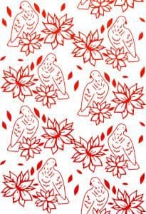 CO723592 ~ POINSETTIA LULLABY ~ Wrapped in Joy Collection