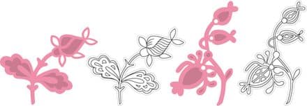 COL1305 ~ TWO FLOWERS ~ Marianne Design Collectables