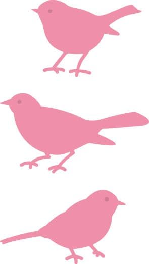 COL1311~ BIRDS ~ Marianne Design Collectables
