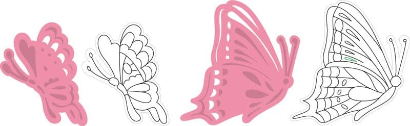 COL1319 ~ TINY'S BUTTERFLY 3 ~ Marianne Design Collectables