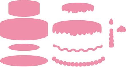 COL1322 ~ CAKE ~ Marianne Design Collectables