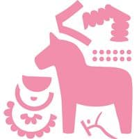 COL1371 ~ ELINE'S DALA HORSE ~ Marianne Design Collectables