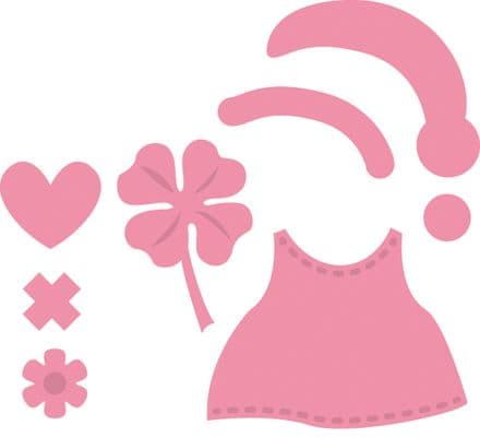 COL1377 ~ Bear Accessories ~ Marianne Design Collectables